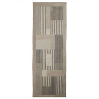 TEPPICH aus Wolle EDALE in Natur, geometrisch, 80 x 300 cm - Beige, Textil (80/300cm) - KADIMA DESIGN