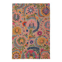 TEPPICH aus Wolle HEDDA in Bunt, floral, 200 x 300 cm - Multicolor, Textil (300/200cm) - KADIMA DESIGN