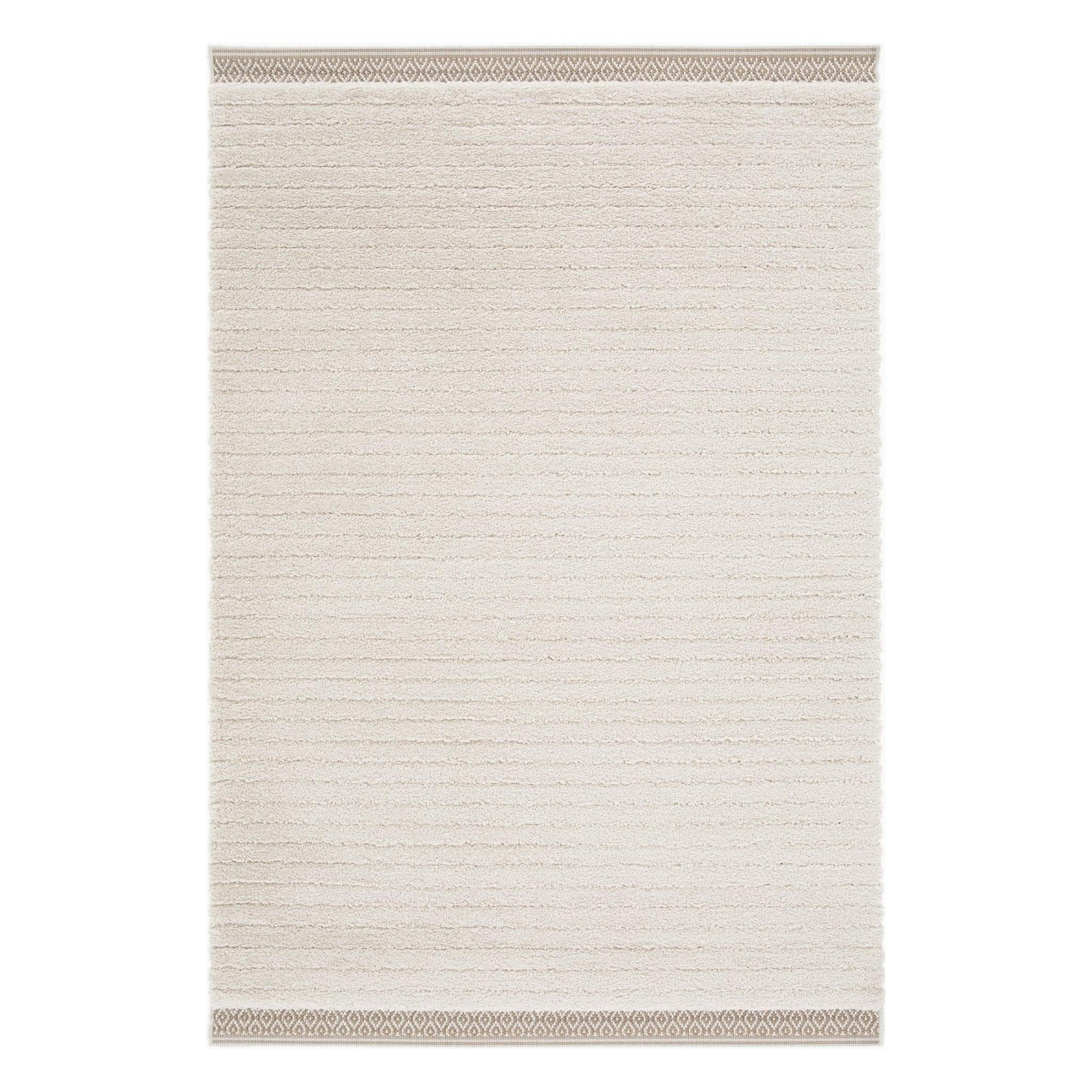 TEPPICH Design Relief-Effekt beige - Beige, Textil (160/230cm) - AFK Living