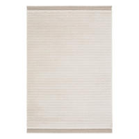 TEPPICH Design Relief-Effekt beige - Beige, Textil (160/230cm) - AFK Living