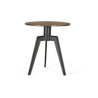 BEISTELLTISCH aus Aluminium - Bronzefarben, Metall (55/55/60cm) - Giner y Colomer