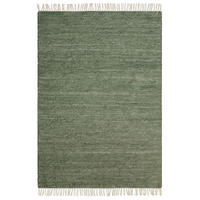 TEPPICH aus recycelter Baumwolle handgewebt grün - Grün, Naturmaterialien (120/170cm) - AFK Living