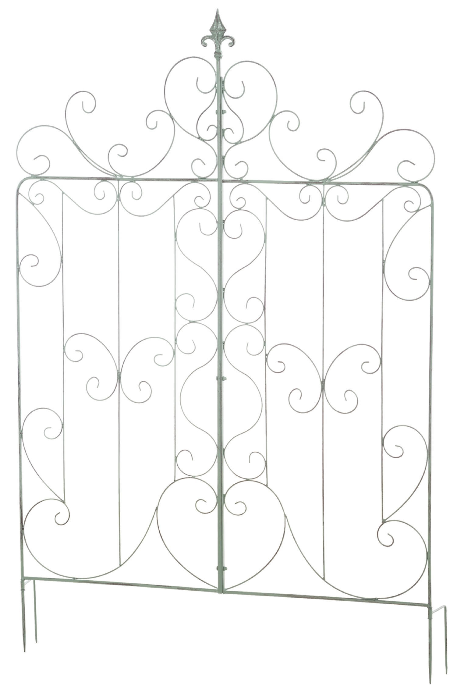 RANKGITTER Mandarin antik-grün - Grün, Metall (99/133/7cm) - TPFGarden