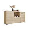 KOMMODE Rumba - Sonoma Eiche, Holzwerkstoff (156/82/40cm) - MIRJAN24
