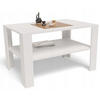 COUCHTISCH EX3 Weiß 100/68/60 cm - Weiß, Holzwerkstoff (68/100/60cm) - Matkam Möbel