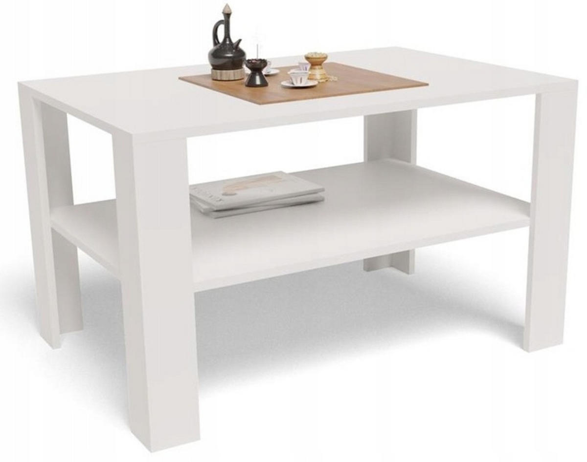 COUCHTISCH EX3 Weiß 100/68/60 cm - Weiß, Holzwerkstoff (68/100/60cm) - Matkam Möbel