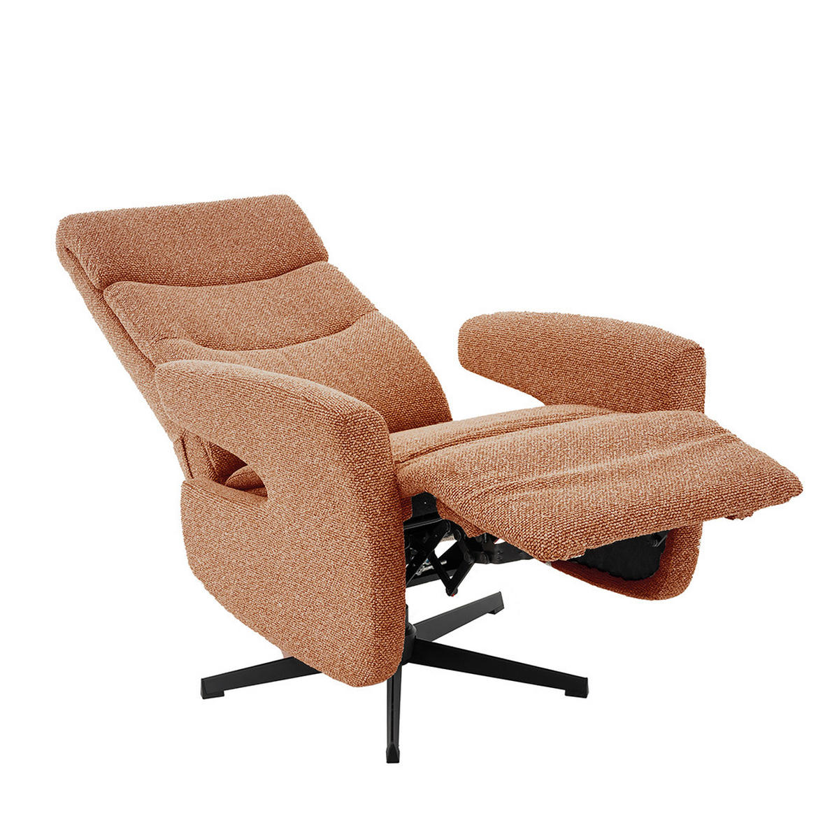SESSEL Tampere - Orange - 72/88/115 cm - Orange, Textil (72/115/88cm) - LABEL51