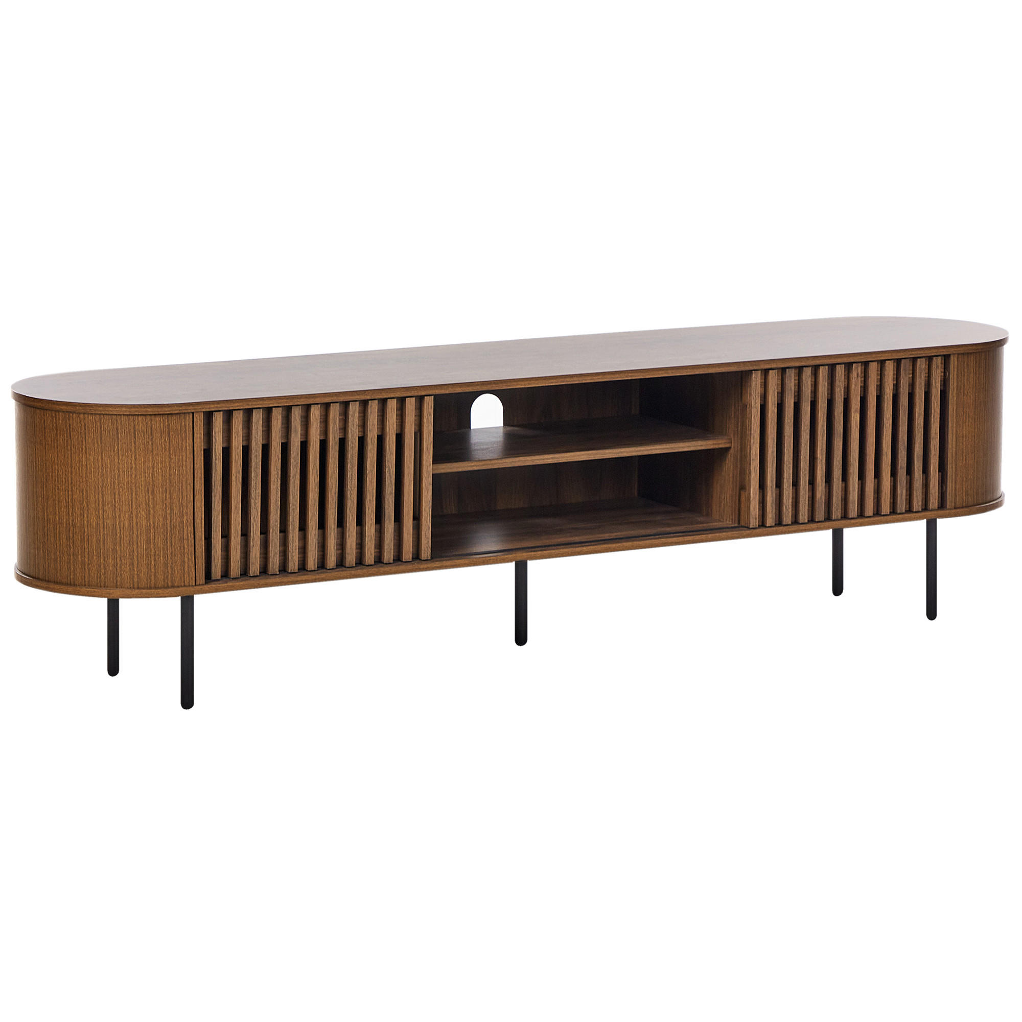 COMODA TV maro/neagra Taroon