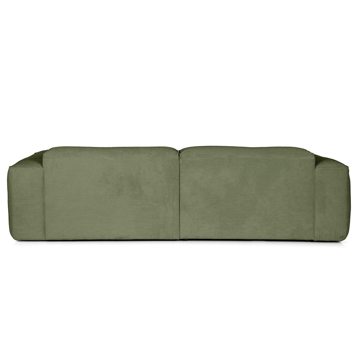 1,5-SITZER ECKSOFA mit Longchair - Dunkelgrün/Schwarz, Kunststoff/Textil (260/173cm) - home24