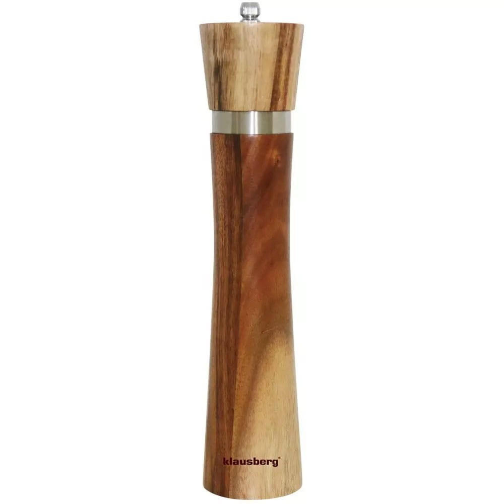 GEWÜRZMÜHLE Braun 5.5/5.5/26 cm KB7592 - Braun, Holz (5.5/26/5.5cm) - Klausberg 