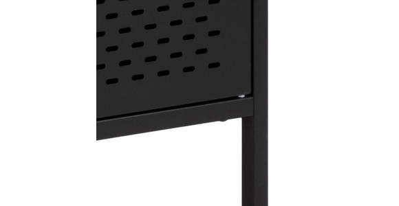 SIDEBOARD Newcastle in - Schwarz, Design, Metall (125/75/40cm) - Ambia Home