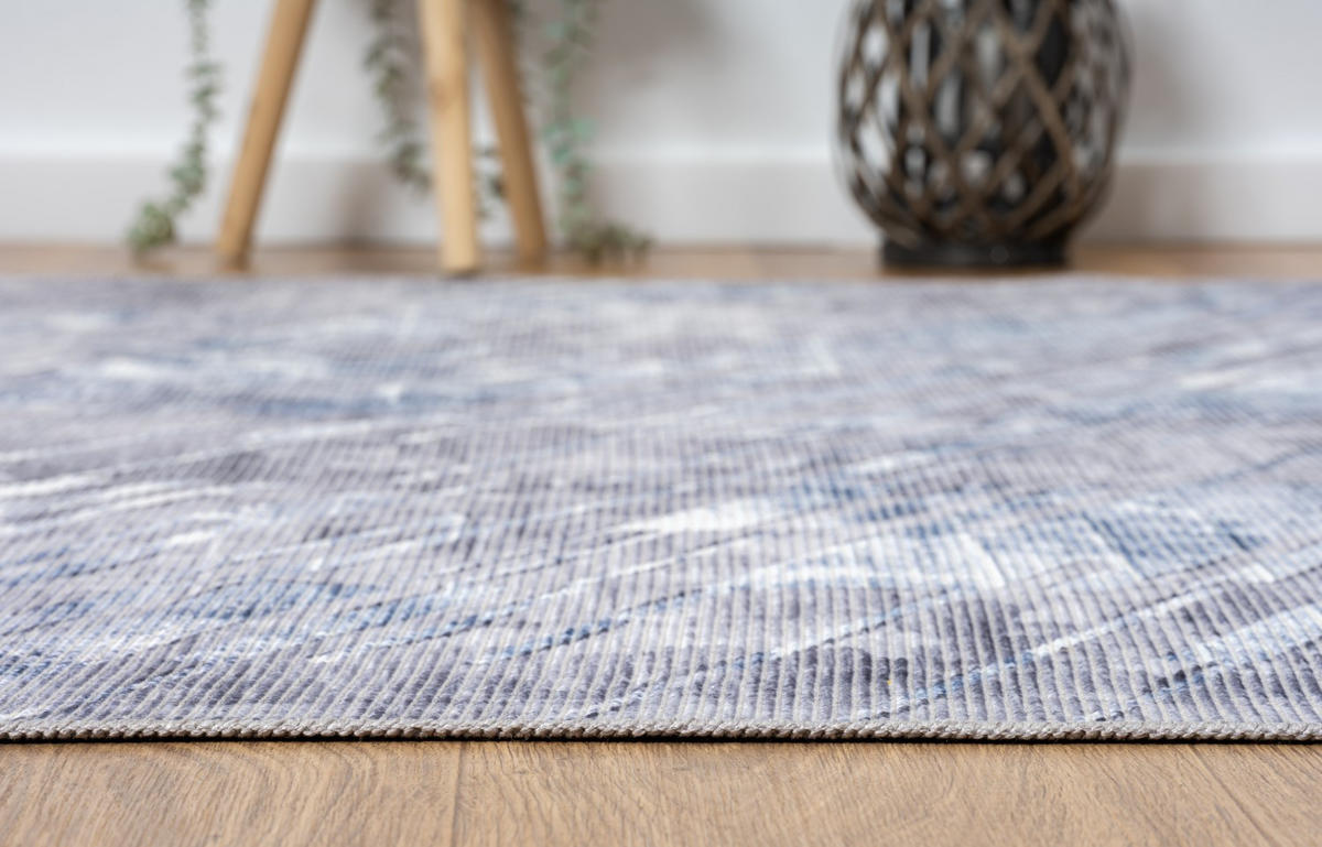 TEPPICH Maris Pastellblau,Silberfarben,Flieder 160/230 cm - Pastellblau, Textil (160/230cm) - My-Rug