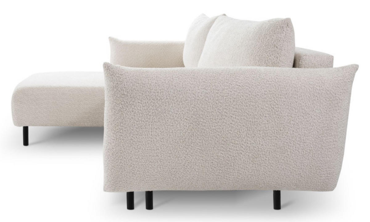 ECKSOFA Beige DELI Mit Schlaffunktion Links - Beige, Textil (257/171cm) - Sepro Meble