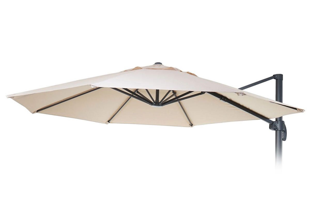 ERSATZ-BEZUG 8 STREBEN I RUND Cremeweiß - Weiß, Textil (300/300cm) - MCW