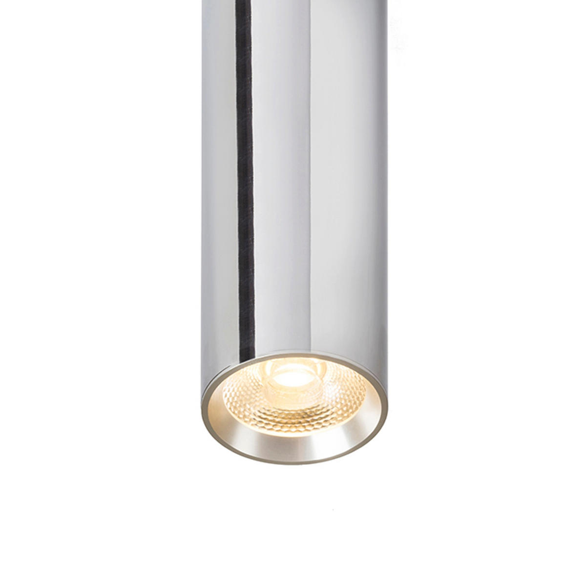 DECKENLEUCHTE RIGA 38 Chrom 6 W - Chromfarben, Metall (55/55/38cm) - Rendl