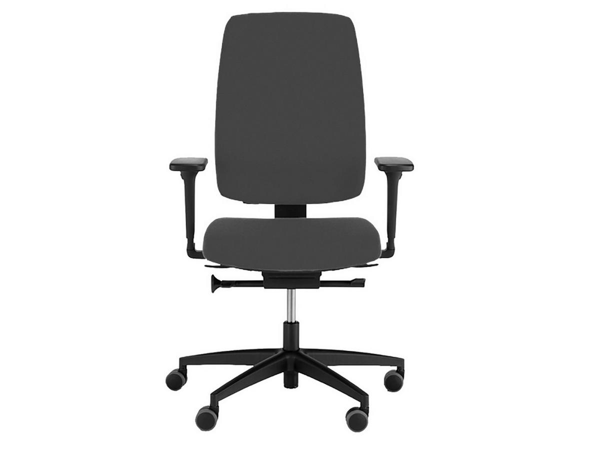 BÜROSTUHL höhenverstellbar drehbar, Polster Grau - Grau, Kunststoff/Textil (72/40/62cm) - Mauser Sitzkultur