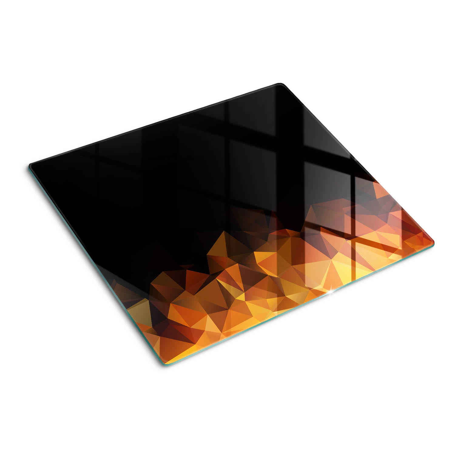 GLASPLATTE 60x52 cm Abstraktion - Grau, Glas (60/0.4/52cm) - TULUP