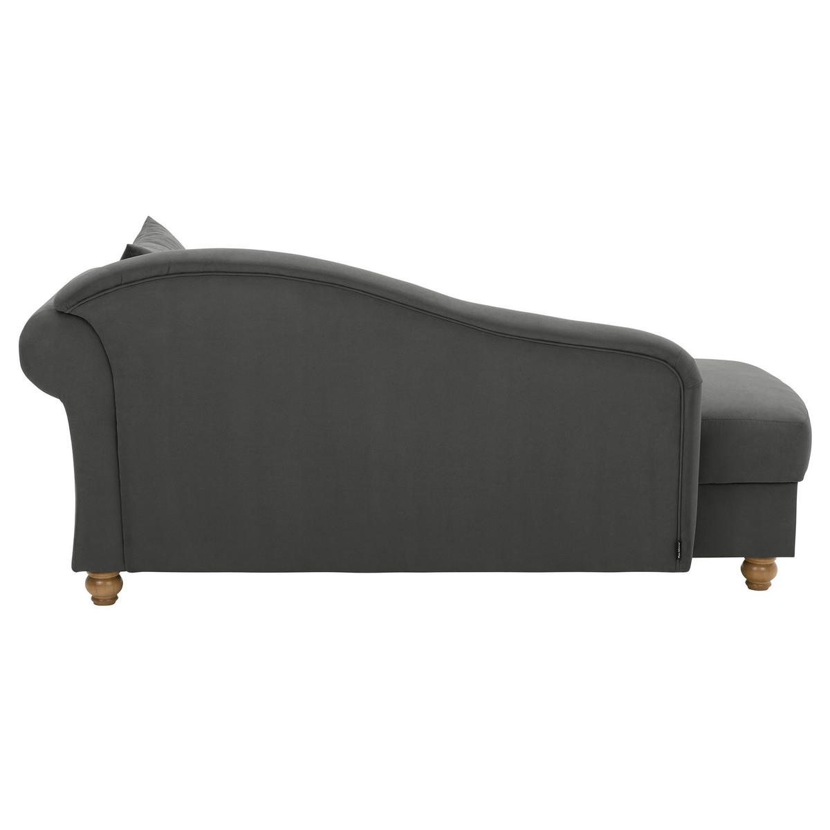 RECAMIERE Armlehne rechts Katrinka Flachgewebe grau - Grau, Kunststoff (188/84/92cm) - 58aufmkessel