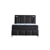 POLSTERBETT-SET Elegance 150x200 Anthrazit - Bett inkl. Matratze - Anthrazit, Metall (150/200cm) - Villa Möbel
