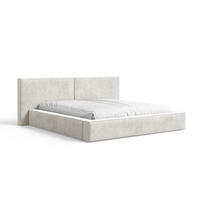 POLSTERBETT 06 140x200 cm – Tresor - Bett mit Bettkasten, Metall-Lattenrost - Creme, Holz (140/200cm) - ROYAL24_MARKT