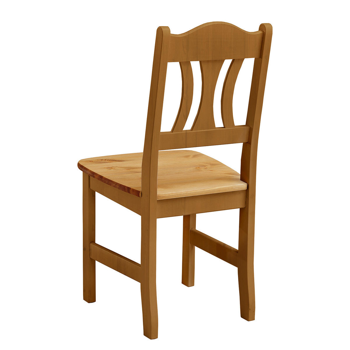 ESSZIMMERSTUHL - Kiefer massiv, 2er-Set - Kieferfarben, Holz (44/92/45cm) - home24