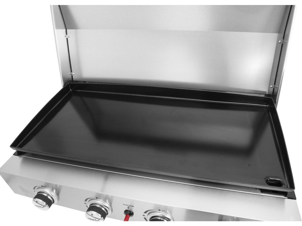 PLANCHA fasto Grau - Grau, Metall (52/25/84cm) - Habitat Garten