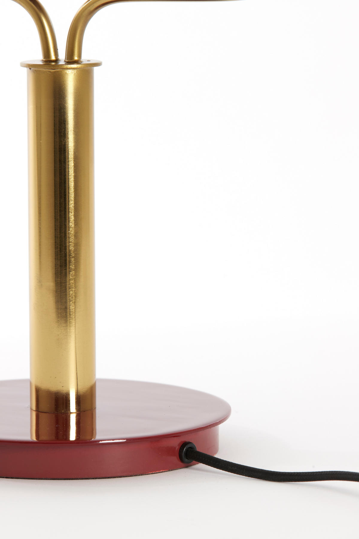 TISCHLAMPE Ayer Rot Ø37/43 cm - Rot, Metall (37/14/43cm) - Light & Living