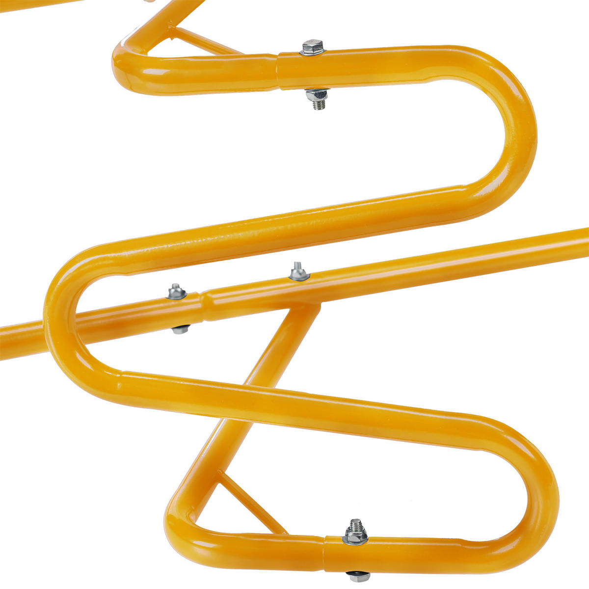 MÜLLPRESSE - Gelb, Metall (33/39/95cm) - Relaxdays
