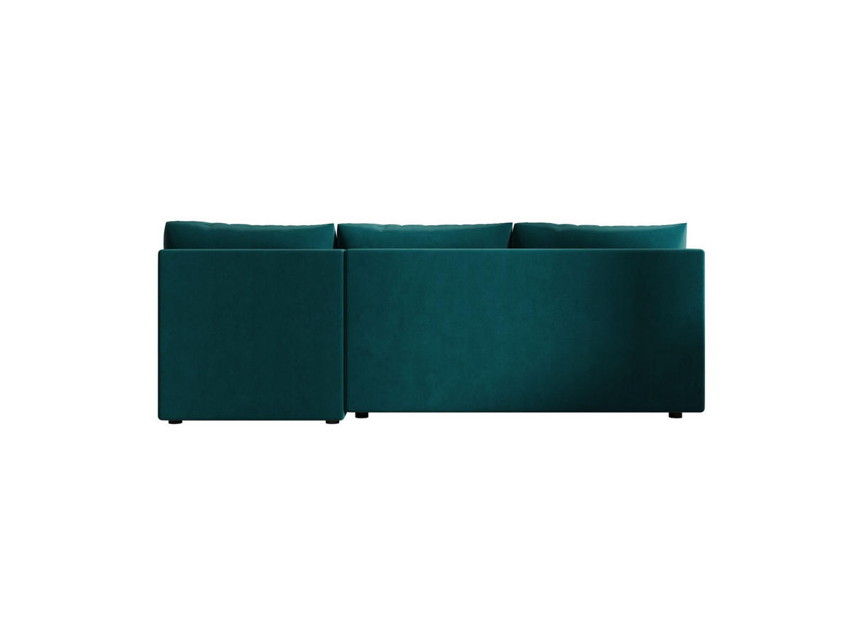 ECKSOFA MOS L BIS Itaka 39 Rechts mit Schlaffunktion - Türkis, Textil (220/143cm) - Bedante