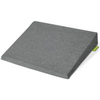 SITZKEILKISSEN BeauErgo 37/33,5 cm Hellgrau - Hellgrau, Textil (37/33/7cm) - Beautissu 