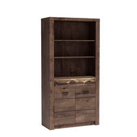 BÜCHERREGALE ZERI 96 / 192 / 42 cm Braun - Braun, Holzwerkstoff (96/192/42cm) - MASSENO