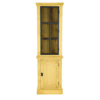 VITRINE aus Massivholz Industrial - Honig, Holz (59/203/45cm) - Seart