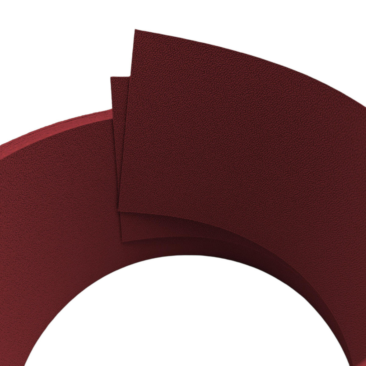 SICHTSCHUTZSTREIFEN Premium Halbe Set Einzelstreifen Bordeauxrot 2,55m - Bordeaux, Kunststoff (255/9.5cm) - ZAUN|ZU
