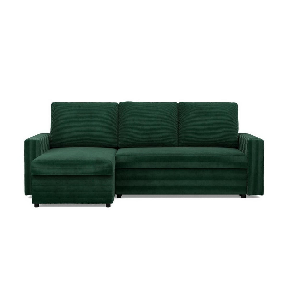 ECKSOFA Neo mit gerader Armlehnen grün - Grün, Textil (231/140cm) - SIMKAM Furniture