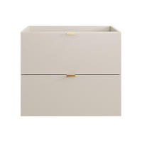 WASCHBECKENUNTERSCHRANK - 60 cm x 46 cm - holz - beige Lavena - Beige, Holz (60/50/46cm) - Vente-Unique