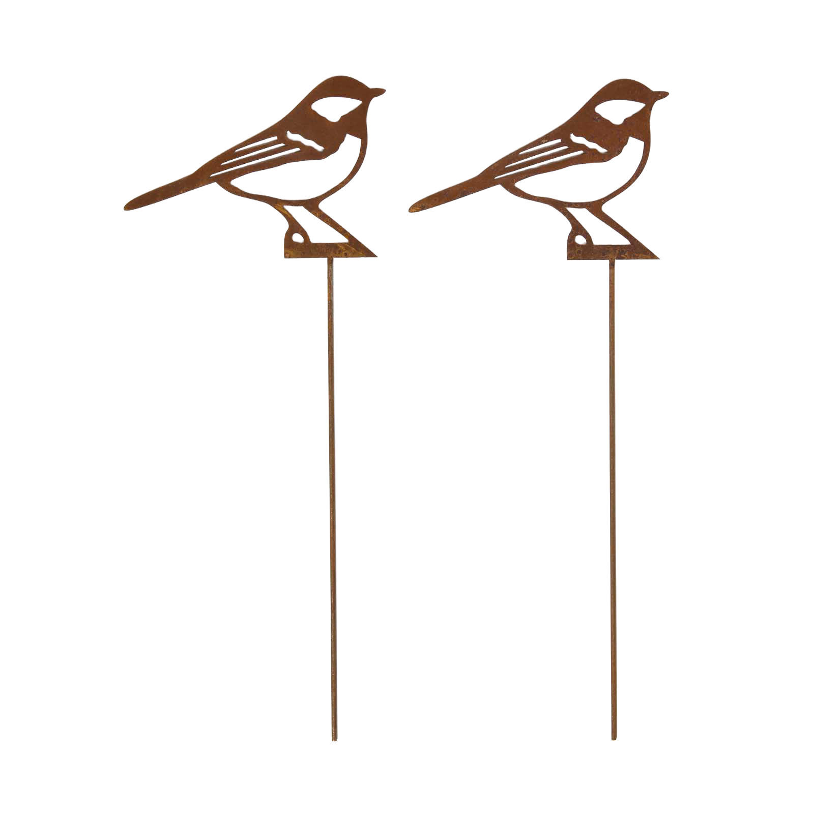 Homescapes Gartenstecker Rost 37 cm