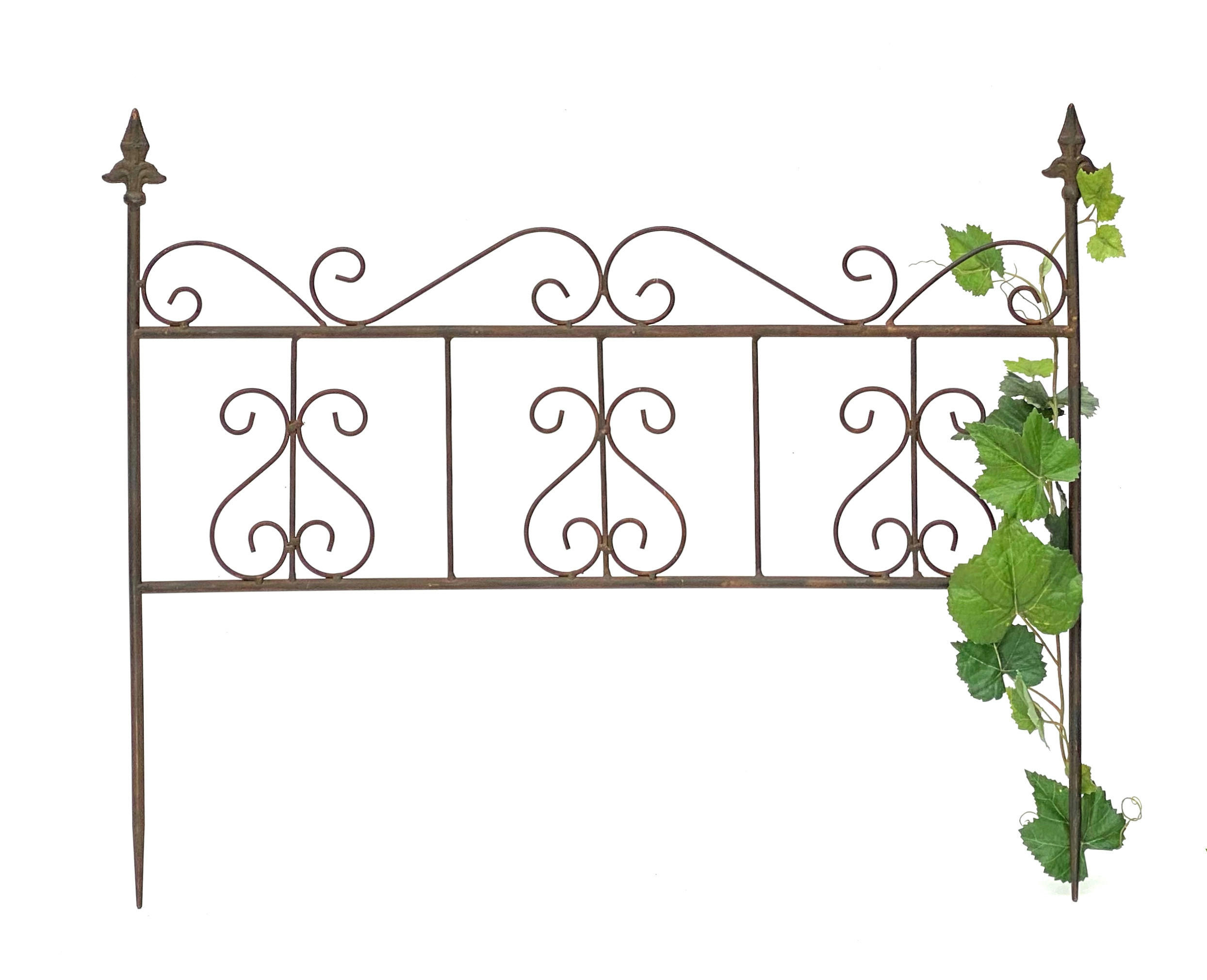 RANKHILFE Freistehend Metall Braun 60 cm 96016 - Braun, Metall (60/50/8cm) - DanDiBo