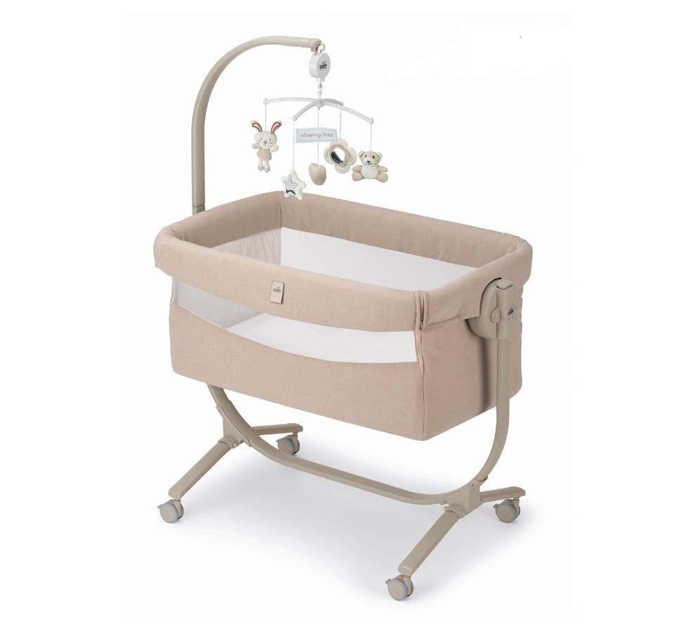 BABY-BEISTELLBETT höhenverstellbar Cullami - Beige, Kunststoff/Textil - Cam il Mondo del Bambino S.p.A.