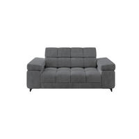 SOFA 2-Sitzer LORD-S1 194x97x90 cm Dunkelgrau Cord - Dunkelgrau, Holzwerkstoff/Textil (194/90/97cm) - ALTDECOR