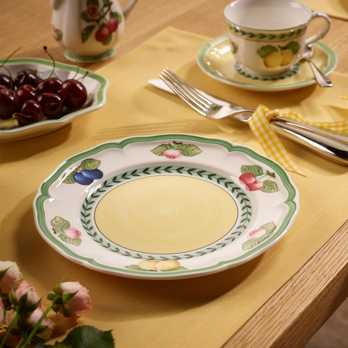 FRÜHSTÜCKSTELLER French Garden Fleurence bunt ø 20,7 cm - Multicolor, Keramik (20.7cm) - Villeroy & Boch