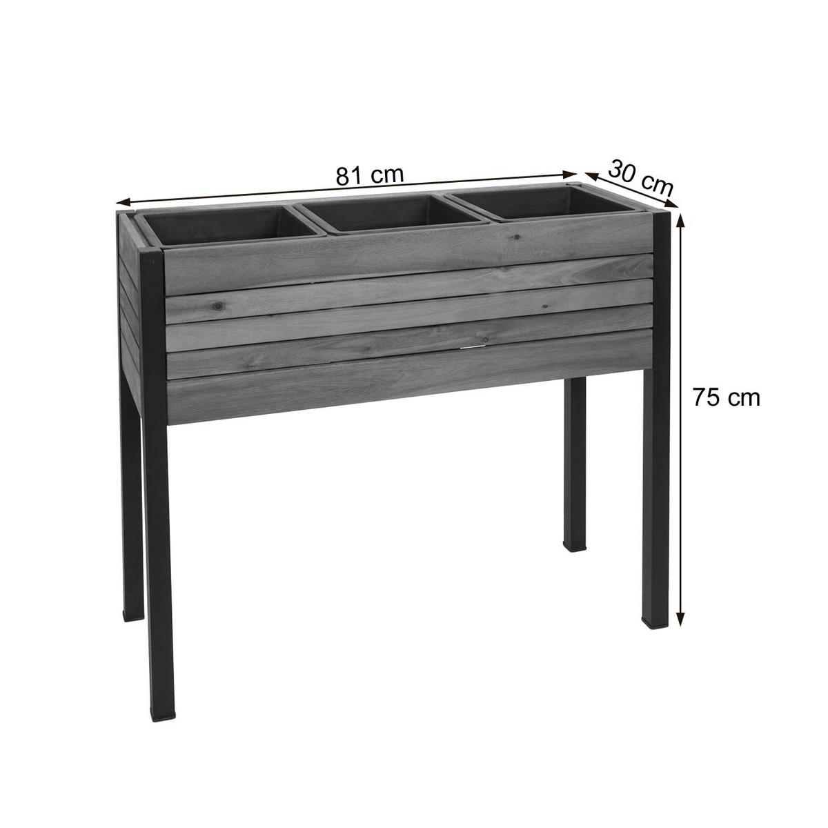 PFLANZKASTEN Braun - Braun, Holz (81/75/30cm) - MCW