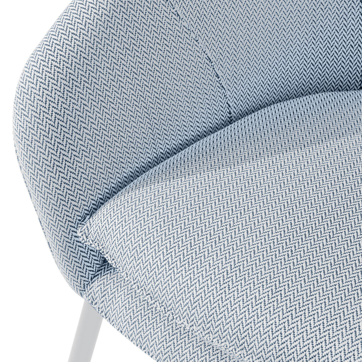 GARTENSOFA SOLIS Loungesofa, - Blau, Textil/Metall (118/76/66cm) - KONSIMO®