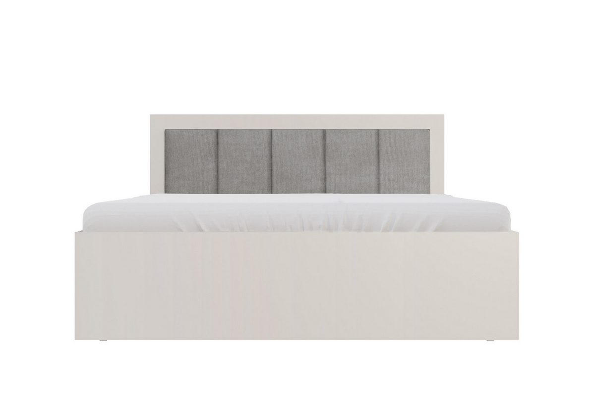 DOPPELBETT SAM SR6 160/200 in Kaschmir / Grau - Kaschmir, Holzwerkstoff - Deine Möbel 24