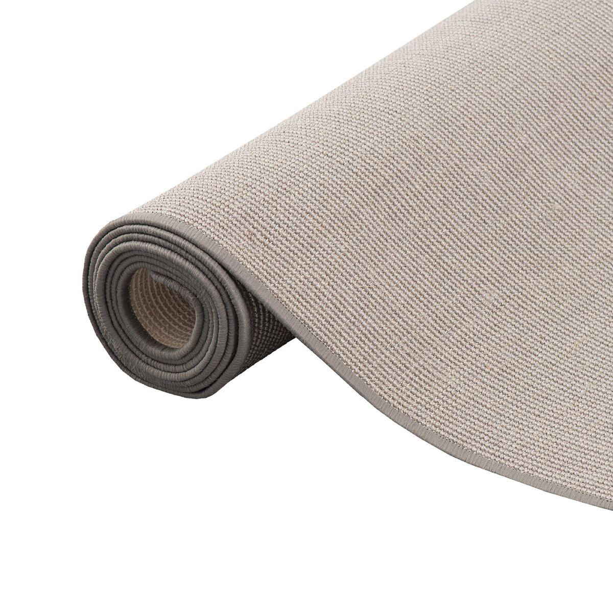 SISAL NATUR LÄUFER TEPPICH - Grau, Textil (80/200cm) - Snapstyle
