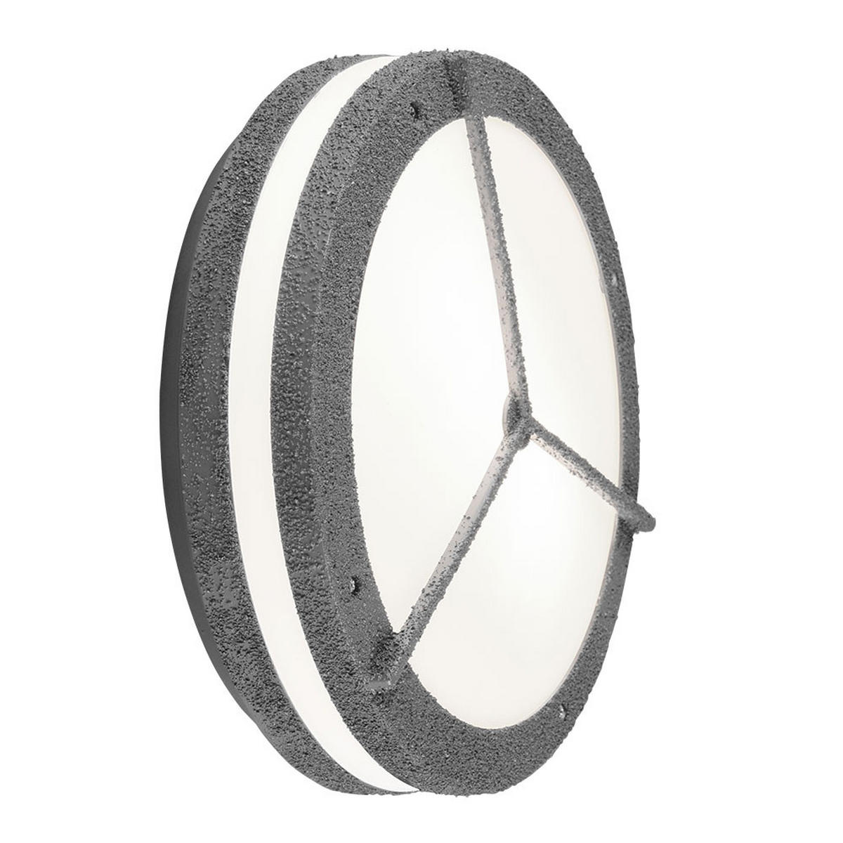 LED AUSSENDECKENLEUCHTE MURRAY Betonoptik Grau - Grau, Kunststoff (30/9/30cm)