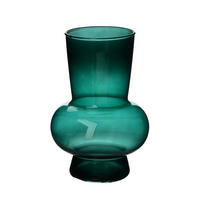 VASE Serenite Grün Glas - Grün, Glas (18cm) - Mondex