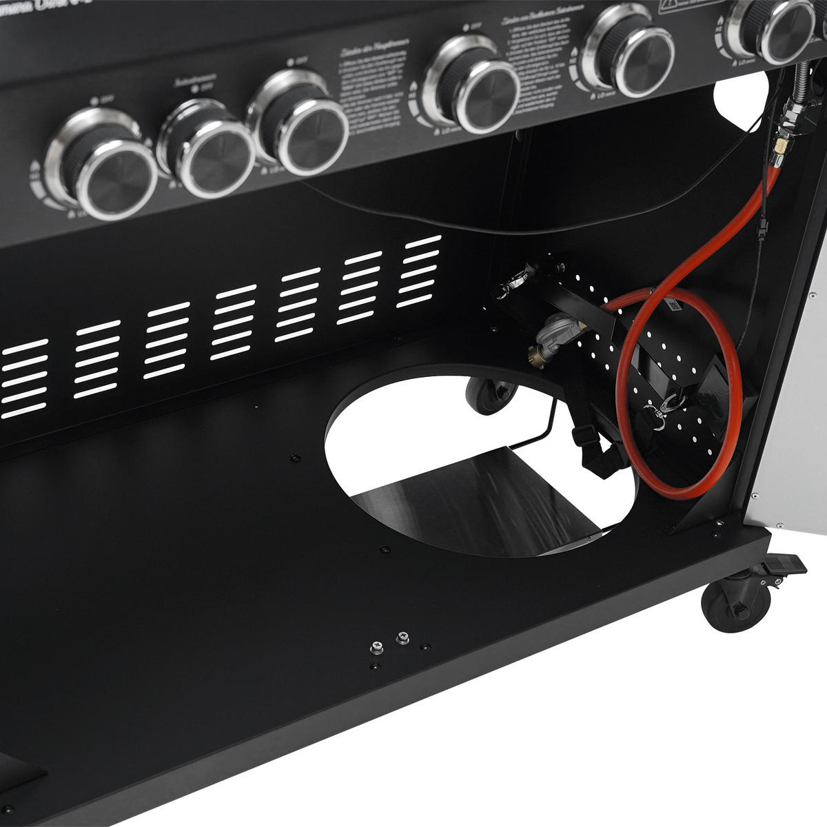 GASGRILL PLATINUM YAMARA DARK 6+2 Set - Schwarz, Metall (159/117/55cm) - TAINO