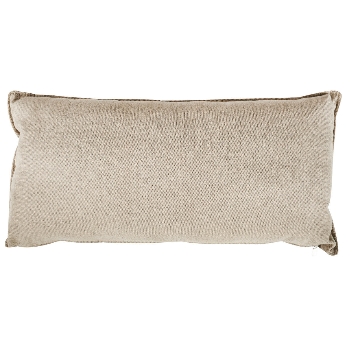 CHAISELONGUE-RECHTSSEITIGE Beige Yerres - Beige/Schwarz, Textil (168/79/87cm) - Beliani