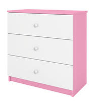KOMMODE Babydreams ohne Muster 81/81/41 - Rosa, Holzwerkstoff (81/81/41cm) - RAUMHIRSCH FURNITURE