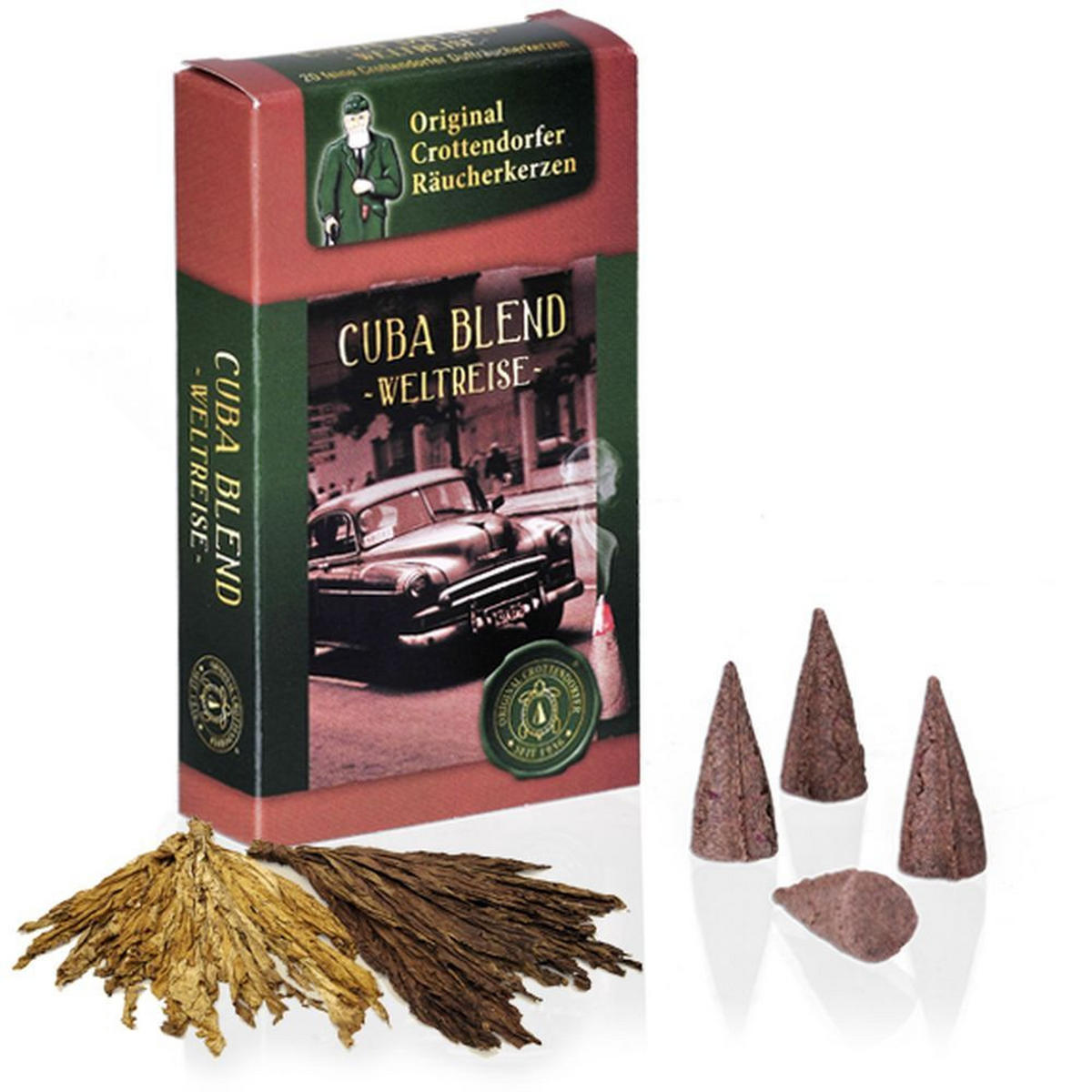 RÄUCHERKERZEN Weltreise Cuba Blend 20er Packung - Multicolor, Holz (0.1/1/0.1cm) - Crottendorfer